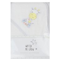 WF1659: Baby Unisex Giraffe  Hooded Towel/Robe